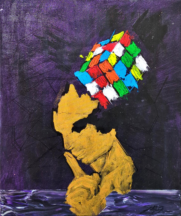 Bollixed - F12 60x50cm