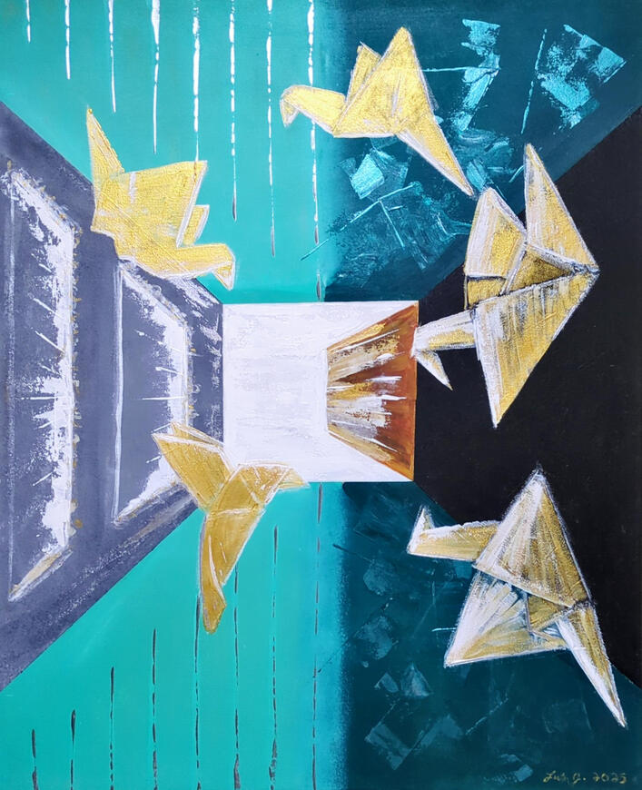 Off the box - F25 80x65cm